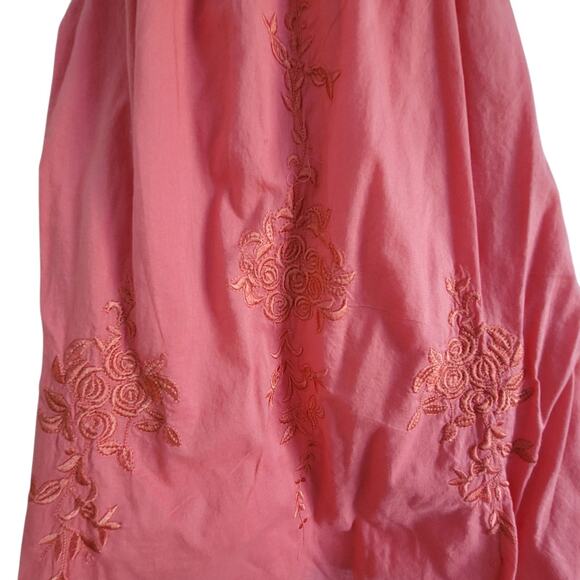 Vintage Forever 21 Y2K Babydoll Flamingo Dress Cottagecore Coastal Boho Small - Picture 3 of 10